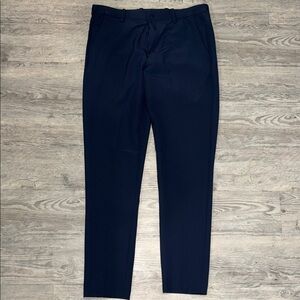 Layer 8 Men's Dark Blue Formal Trousers